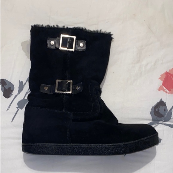 Tory Burch Black Winter Boots - Picture 3 of 12